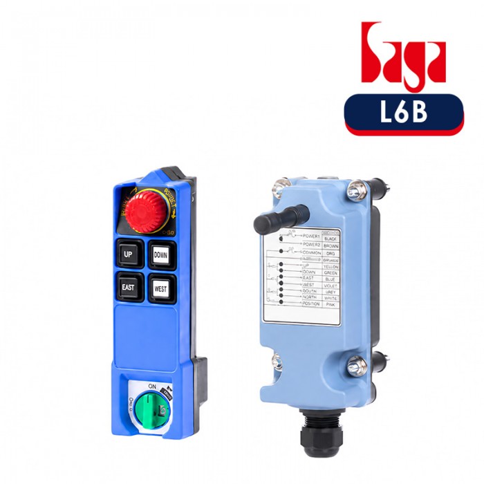 ریموت کنترل جرثقیل مدل L6B