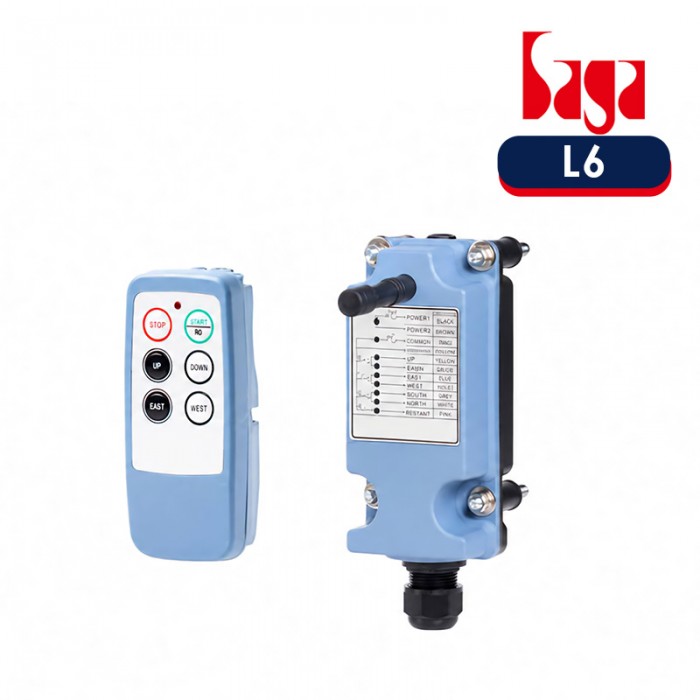 ریموت کنترل جرثقیل ساگا مدل L6