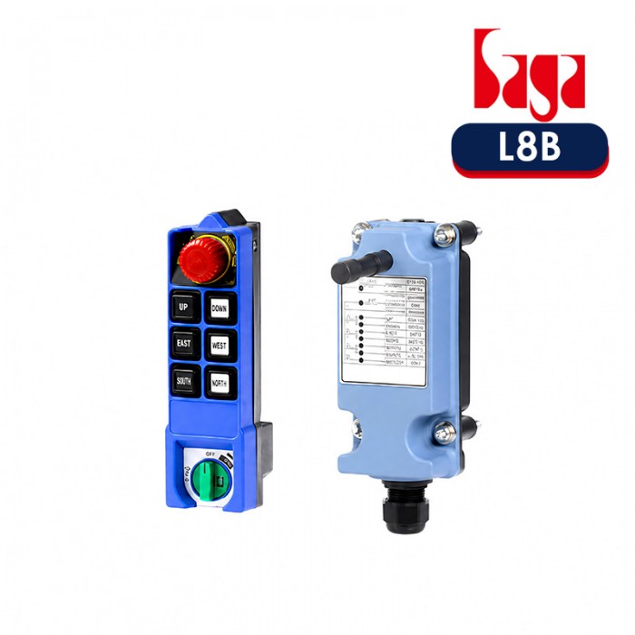 ریموت کنترل جرثقیل مدل L8B (۶ کلید دو سرعت)